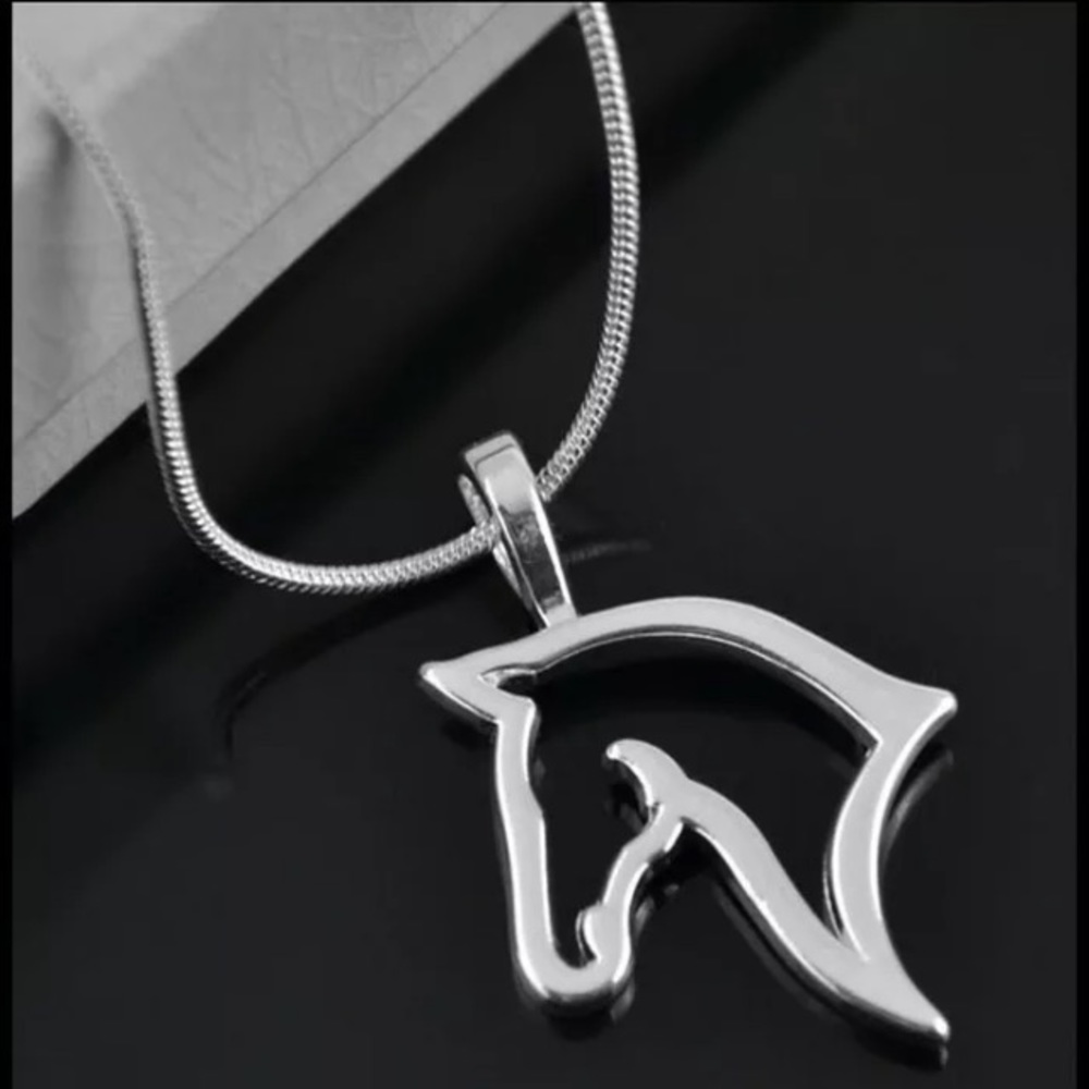 NEW!💙💎HORSE🐴NECKLACE💎💙EQUESTRIAN WESTERN GIFT - Picture 6 of 8